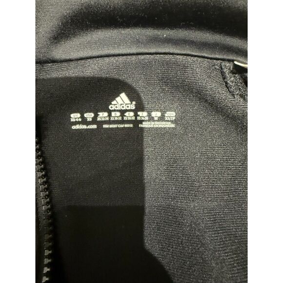 Adidas Women's Black and White Track Jacket - Sz XS, EUC - Picture 3 of 3